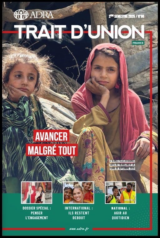 Couverture du Trait d'Union n°66 — 2ème semestre 2025, Avancer malgré tout